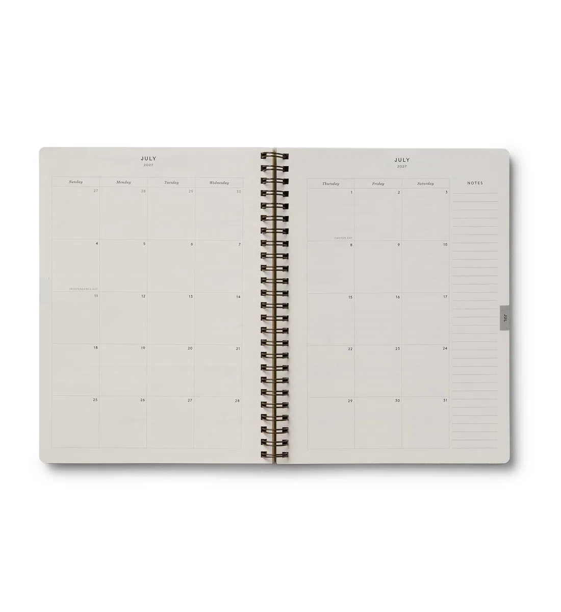RIFLE PAPER CO. Mimi - Agenda académica en espiral de tapa blanda de 17 meses 2027 del 1 de agosto de 2026 a diciembre de 2027, 8.5 pulgadas de largo x 6.25 pulgadas de ancho, vista semanal y mensual
