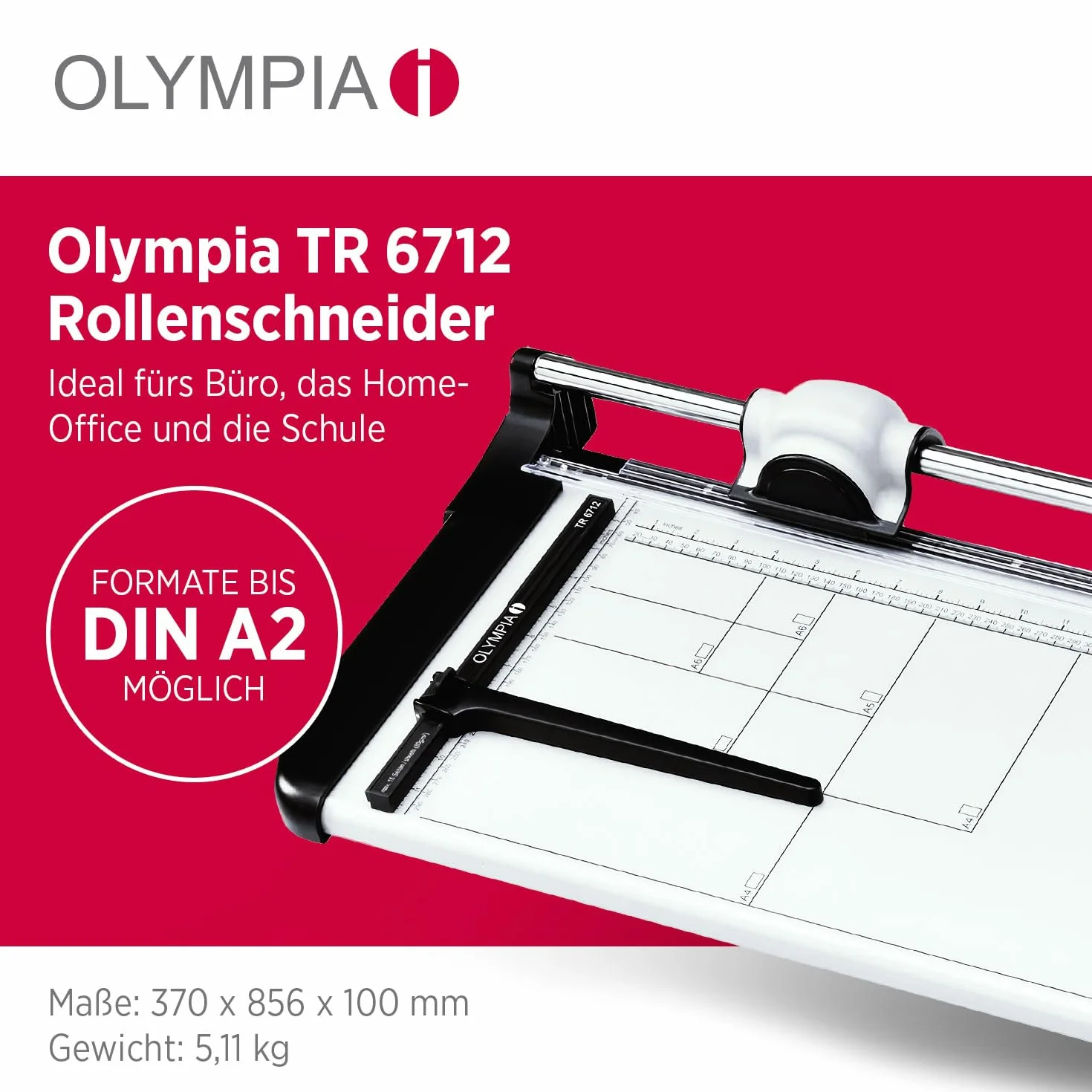 Olympia TR 6712 Schneidelineal