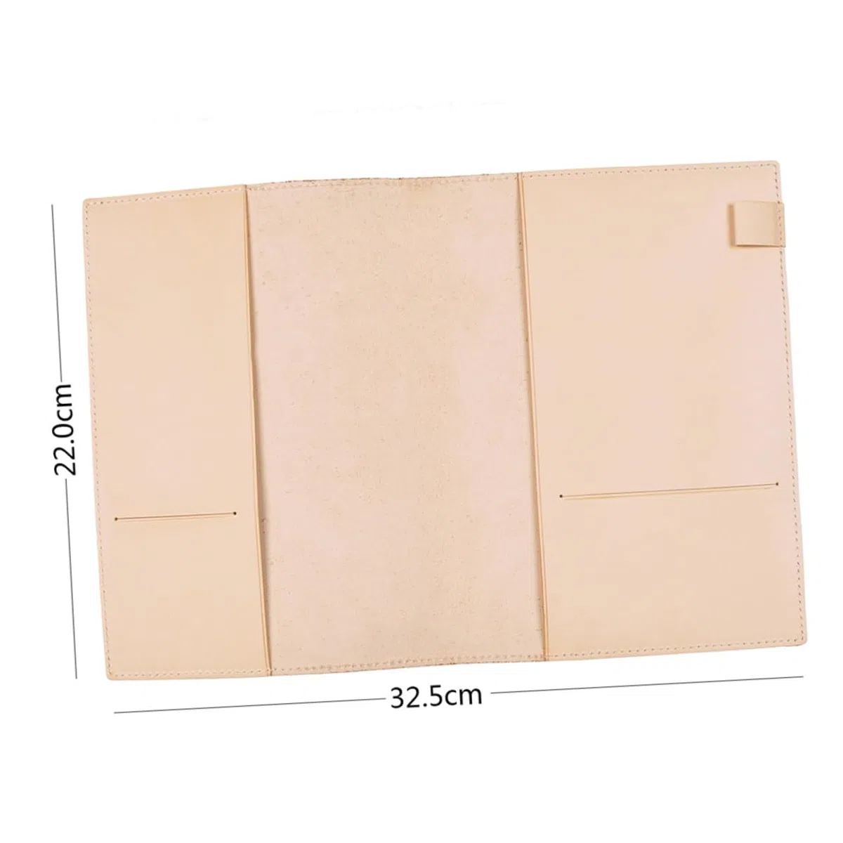 OSALADI de Cuaderno de Piel de Cuero Vegetal Funda Protectora para Notas y Papelería para Oficina y Escuela con y Soporte para Bolígrafo
