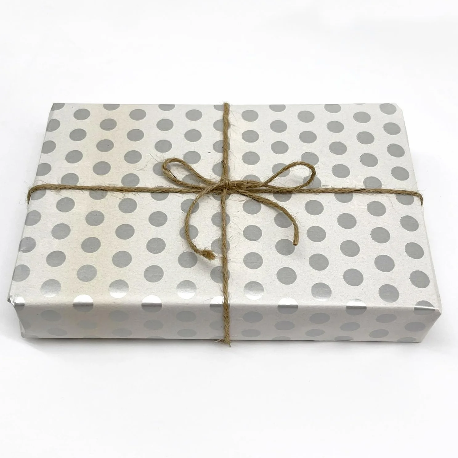 Papel de regalo en bobina 70 cm 100M Lunar plata