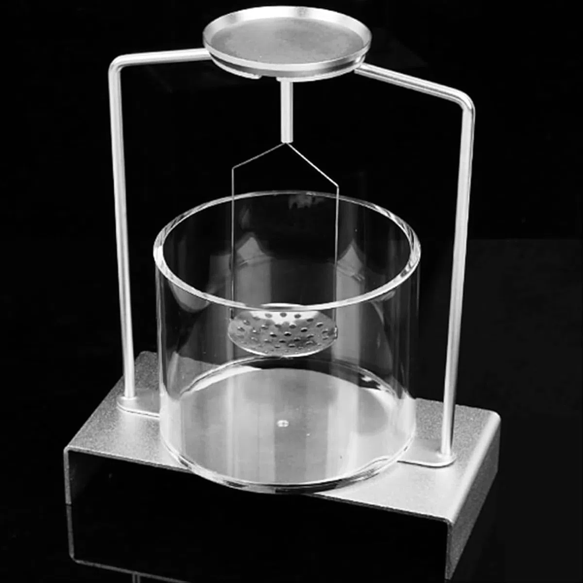 Kit de determinación de densidad de precisión para líquidos y sólidos, equipo de prueba no destructivo con dispositivo de pesaje de agua sin gas
