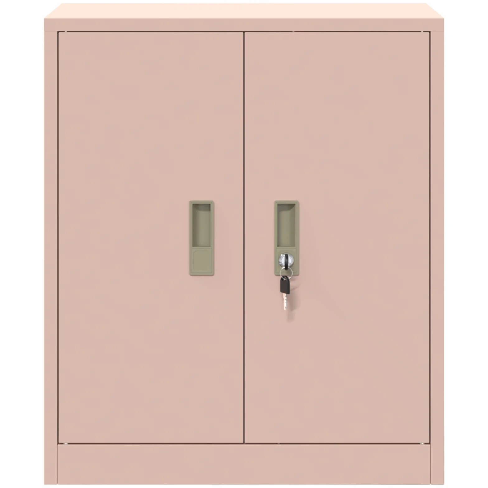 vidaXL Armario de Almacenamiento Rosa 60x40x70 cm Acero con Cerradura