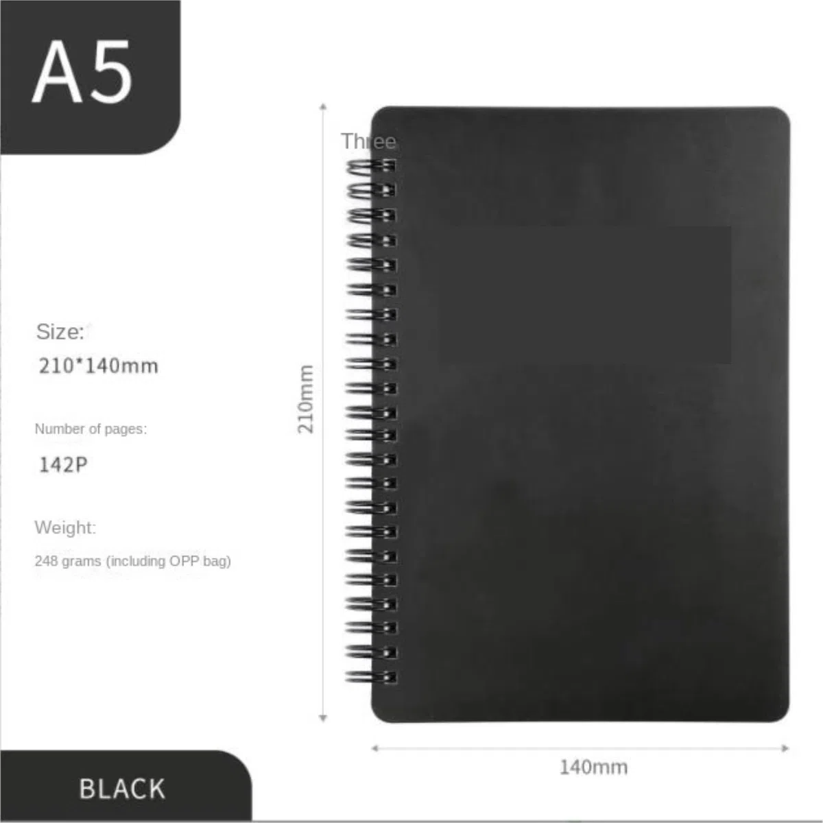 Cuaderno Libreta Viajes Libreta Con Estructura De Espiral, Universal, For Registro Asistencia Deportiva Lecturas Adultos(Black)