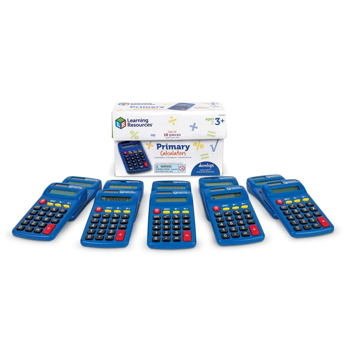 Calculadora básica de Learning Resources (Set de 10)