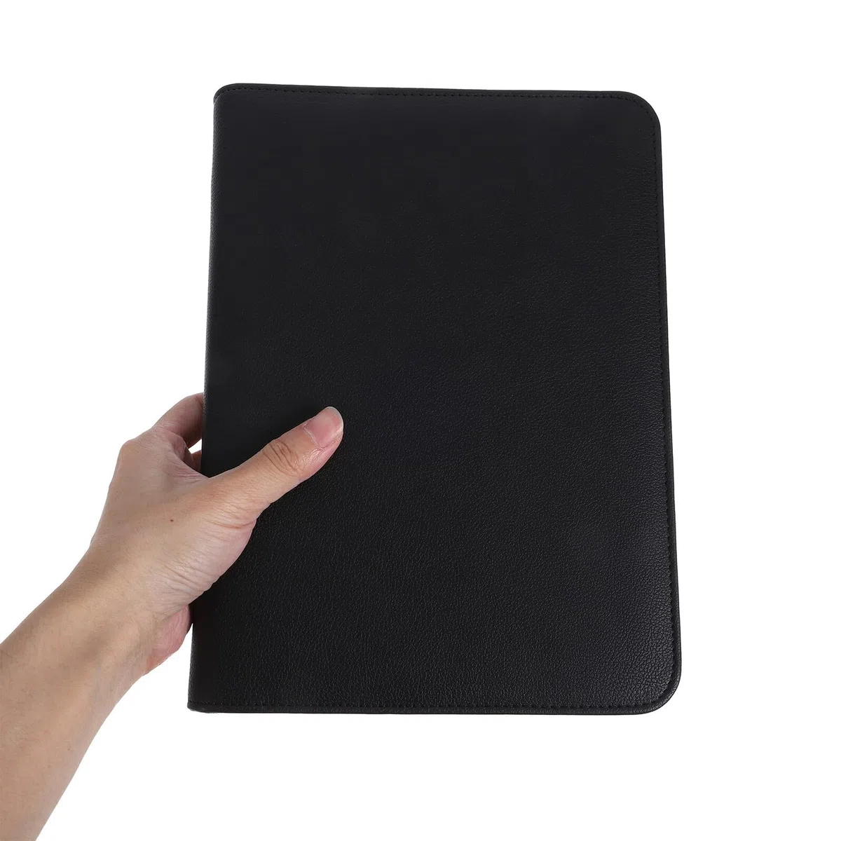 WOONEKY Carpeta y Gran Capacidad Anillas Organizador Profesional Cremallera de Pu para Documentos y Accesorios para Oficina y Negocios