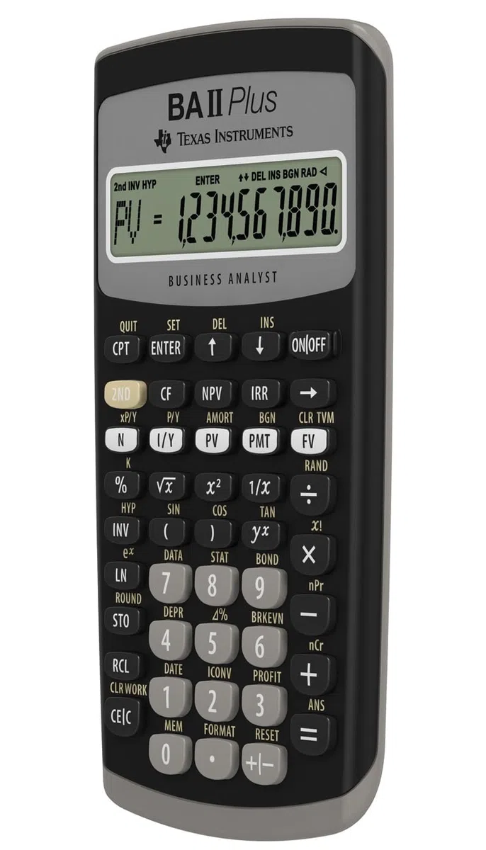 Texas Instruments BA II Plus Professional calculadora financiera avanzada