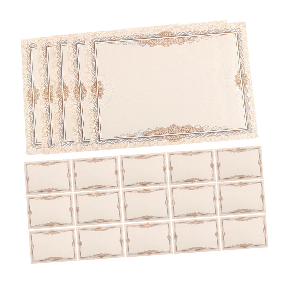 SEWACC Papel Delicado Práctico y Conveniente para Almacenamiento 100 Hojas de Papel para Diplomas de Graduación en white Adecuado para Decoración y Uso en Tienda