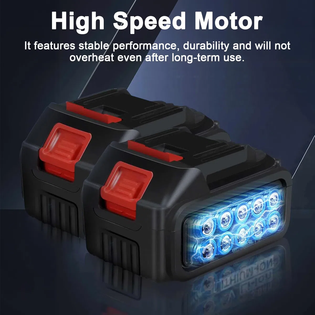 Soplador de Aire para Coche, Soplador de Aire Comprimido con 2 Baterías & Cargador, Turbo Ajustable Soplador, Plumero Portátil de Aire Comprimido para Limpieza del Hogar,Exteriores,Polvo,Hojas,Nieve