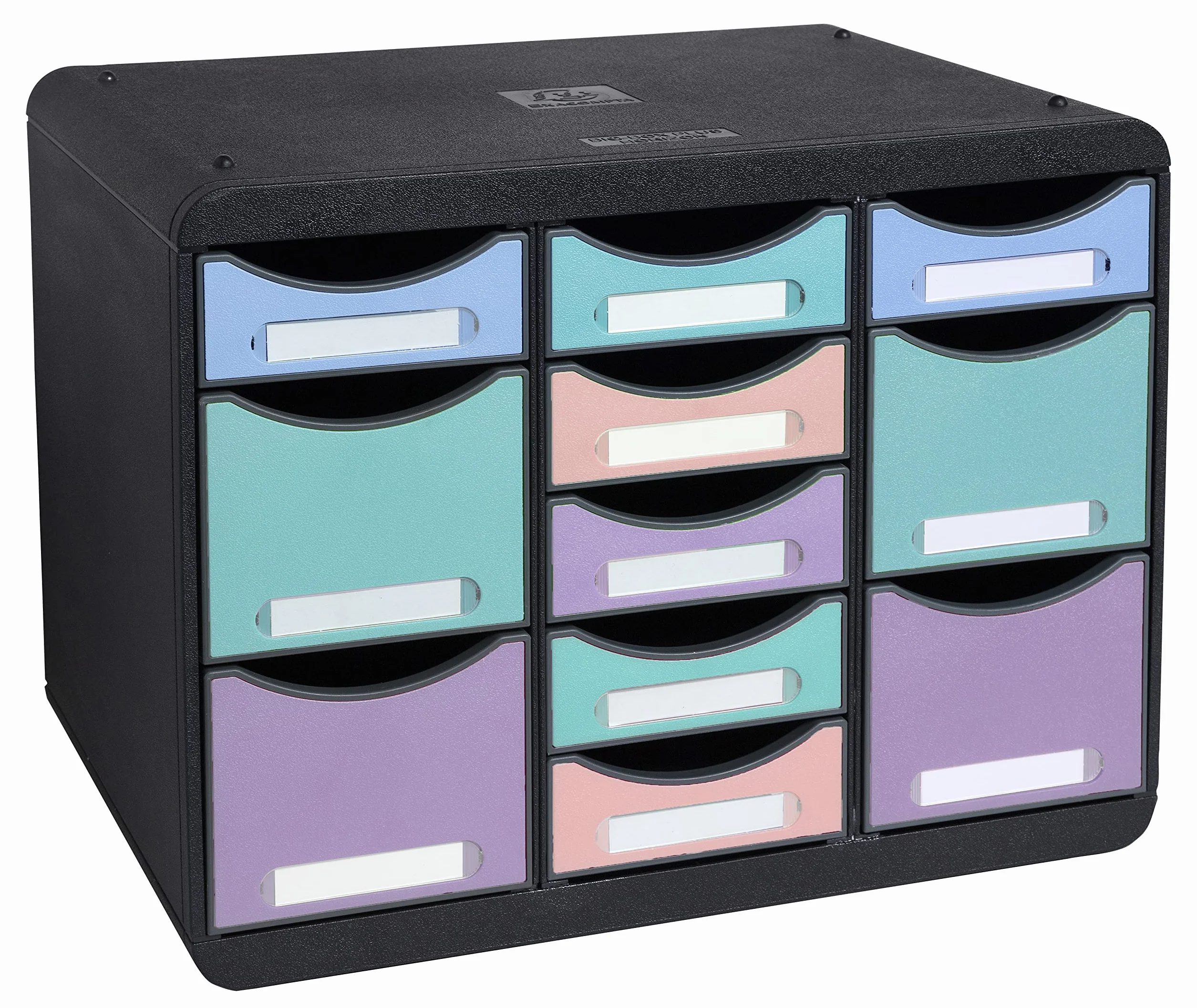Exacompta STORE-BOX multi 7 cajones finos 4 cajones altos 27x35.5x27.1 cm horizontal