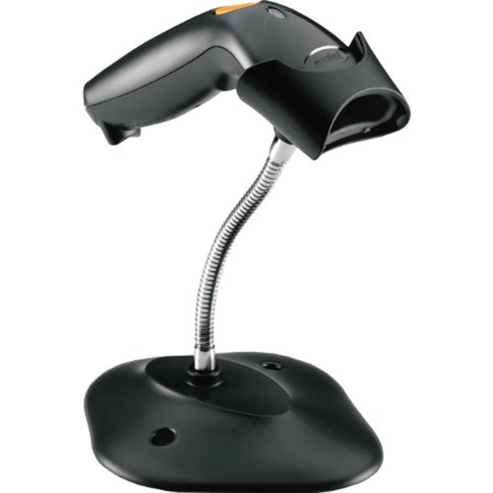 Zebra LS1203-7AZU0100ER - Kit USB con Soporte, EMEA, LS1203-CR10007R escáner, Cable CBA-U01-S07ZAR 20-73951-07R, Color Negro