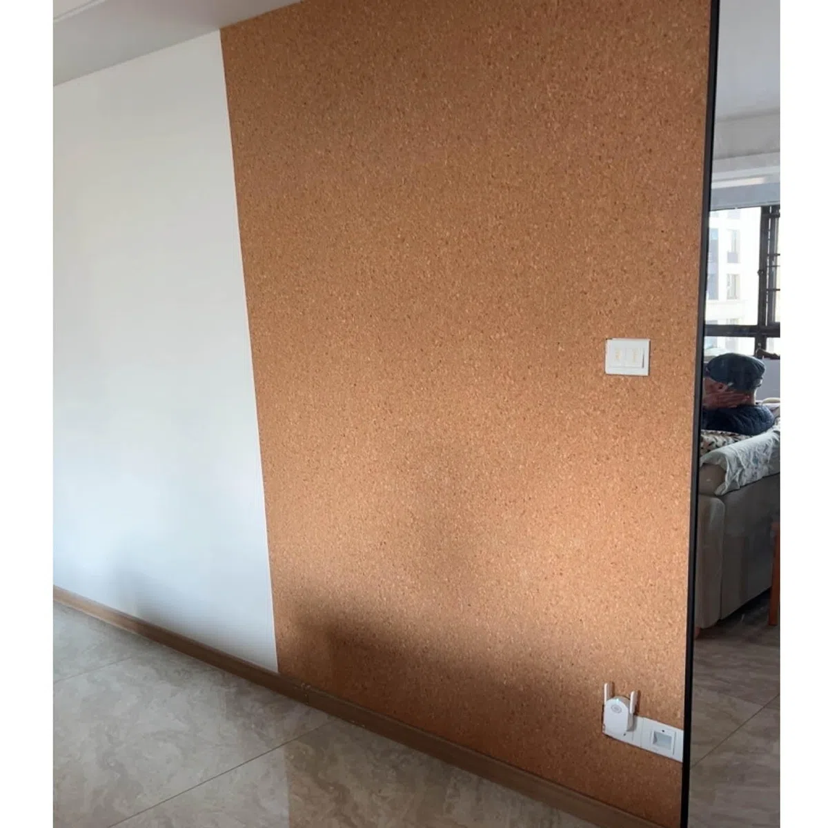 Rollo grande de corcho natural de alta densidad de 1/4 pulgadas 1/3 pulgadas de grosor para suministros de pared rollo de corcho de 8 mm de grosor 1,1 m x 2 m