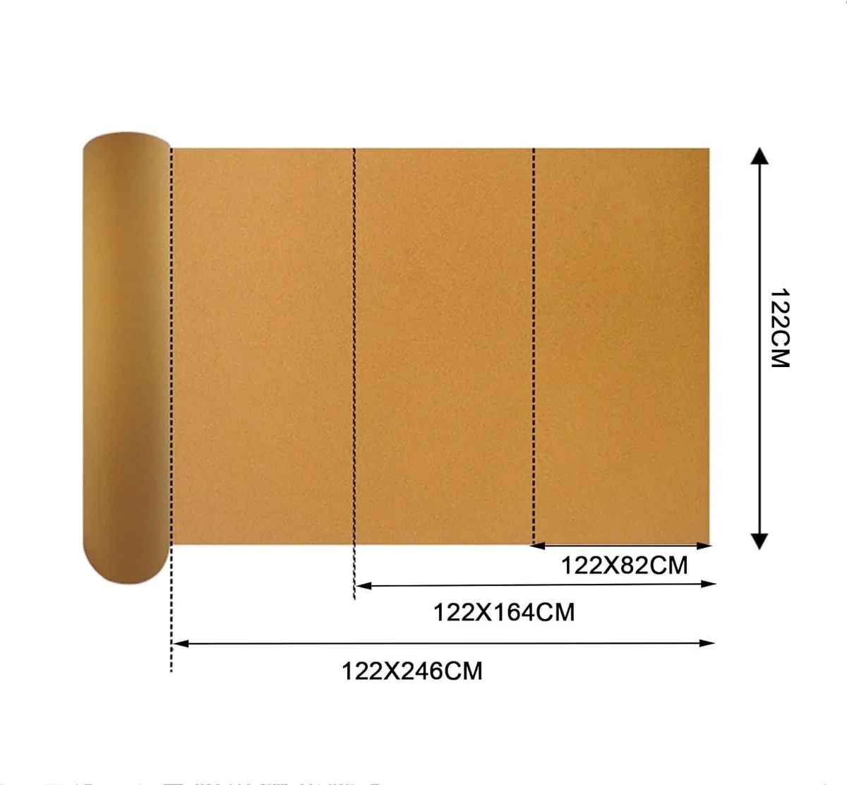 ZCX Tablón de anuncios, tablero de corcho, manualidades DIY for tablón de anuncios, carteles de puerta, decoración de pared, tablero de fotos, suministros for el hogar, escuela y oficina Rollo De Corc