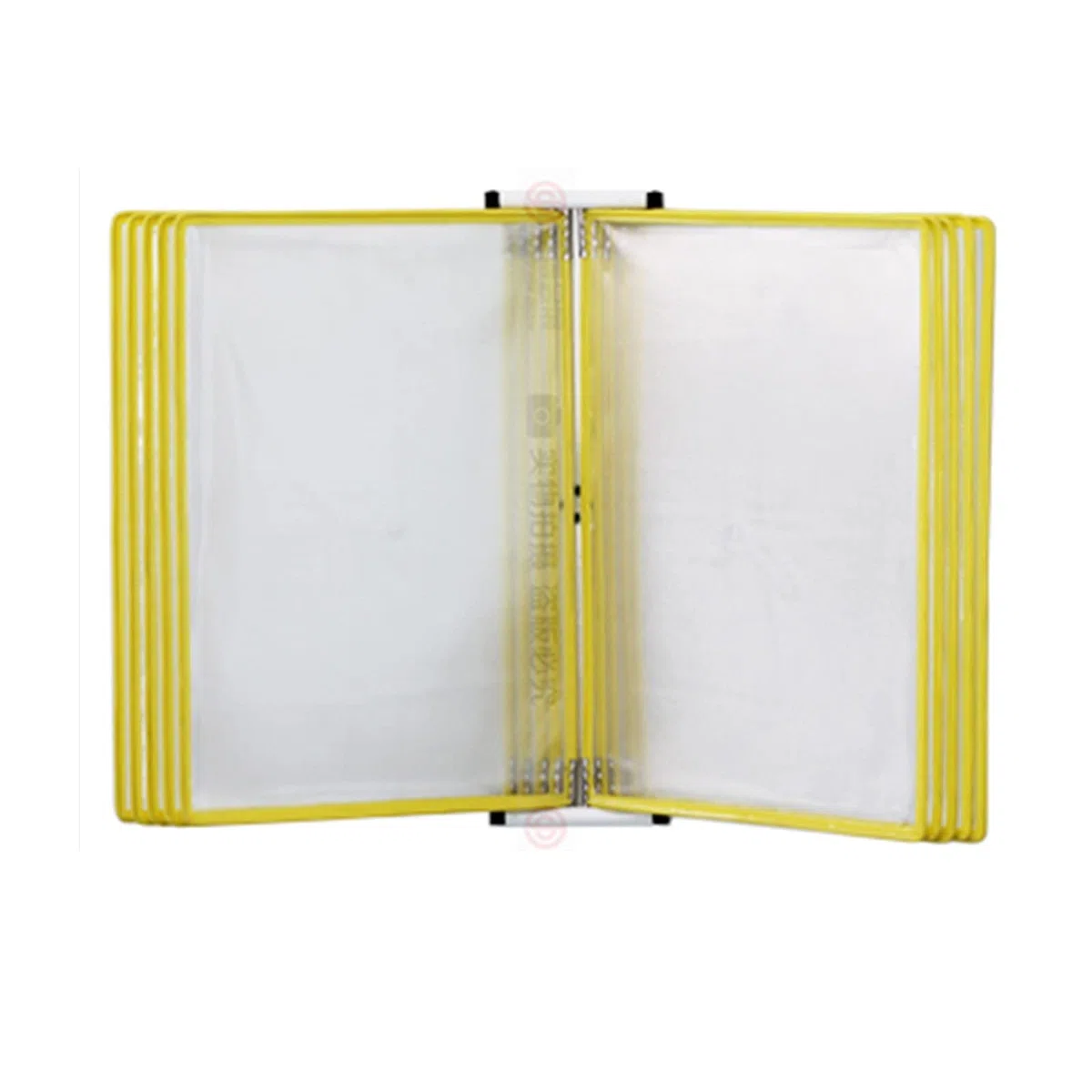 PROPFE 10 Sistema de visualización de Panel de Dos Caras, Carpeta montada en la Pared, Soporte para Archivos con Giro de página, tamaño A4/Carta, Utilizado para Mostrar menús/catálogos/informes
