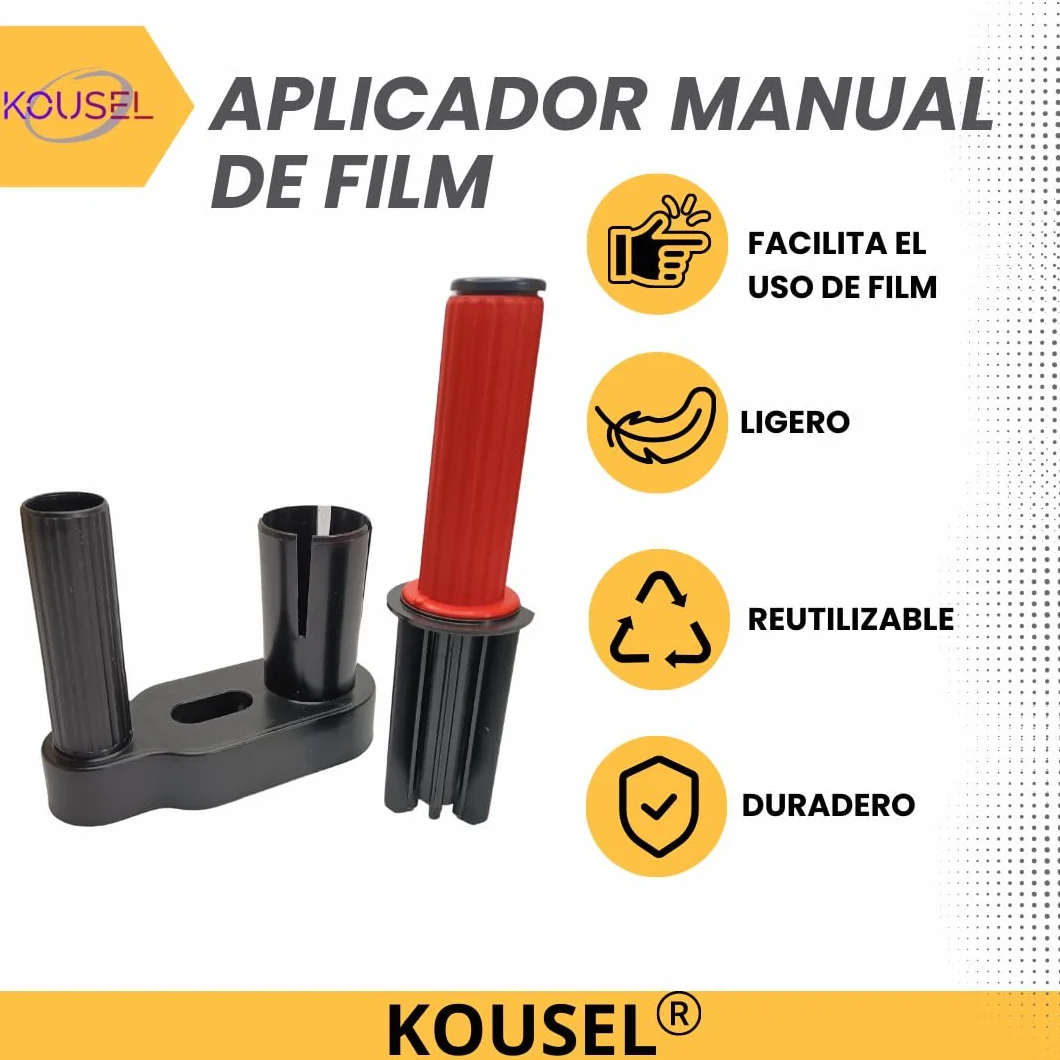 Aplicador manual de film embalar- Manijas para film