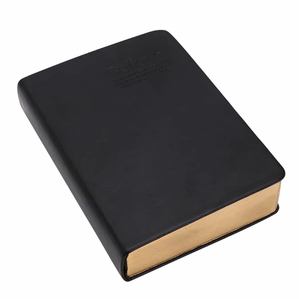SePKUs Cuaderno de papel grueso Bloc de notas Biblia Diario personalizado Libro s Agenda Planificador Escuela Oficina Papelería Suministros (B)