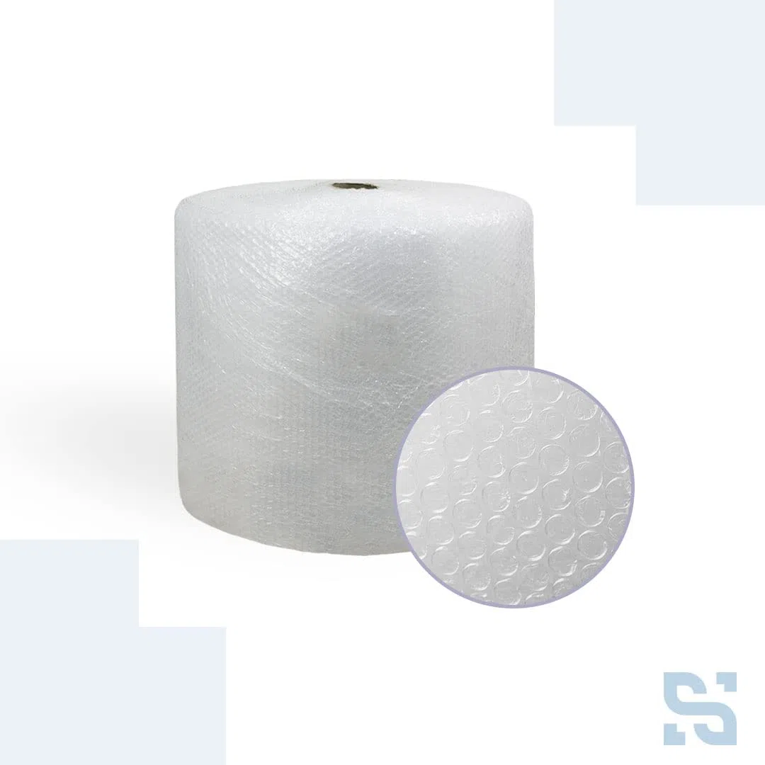 Rollo de plástico de burbujas de 50 cm de ancho y 100 metros de longitud