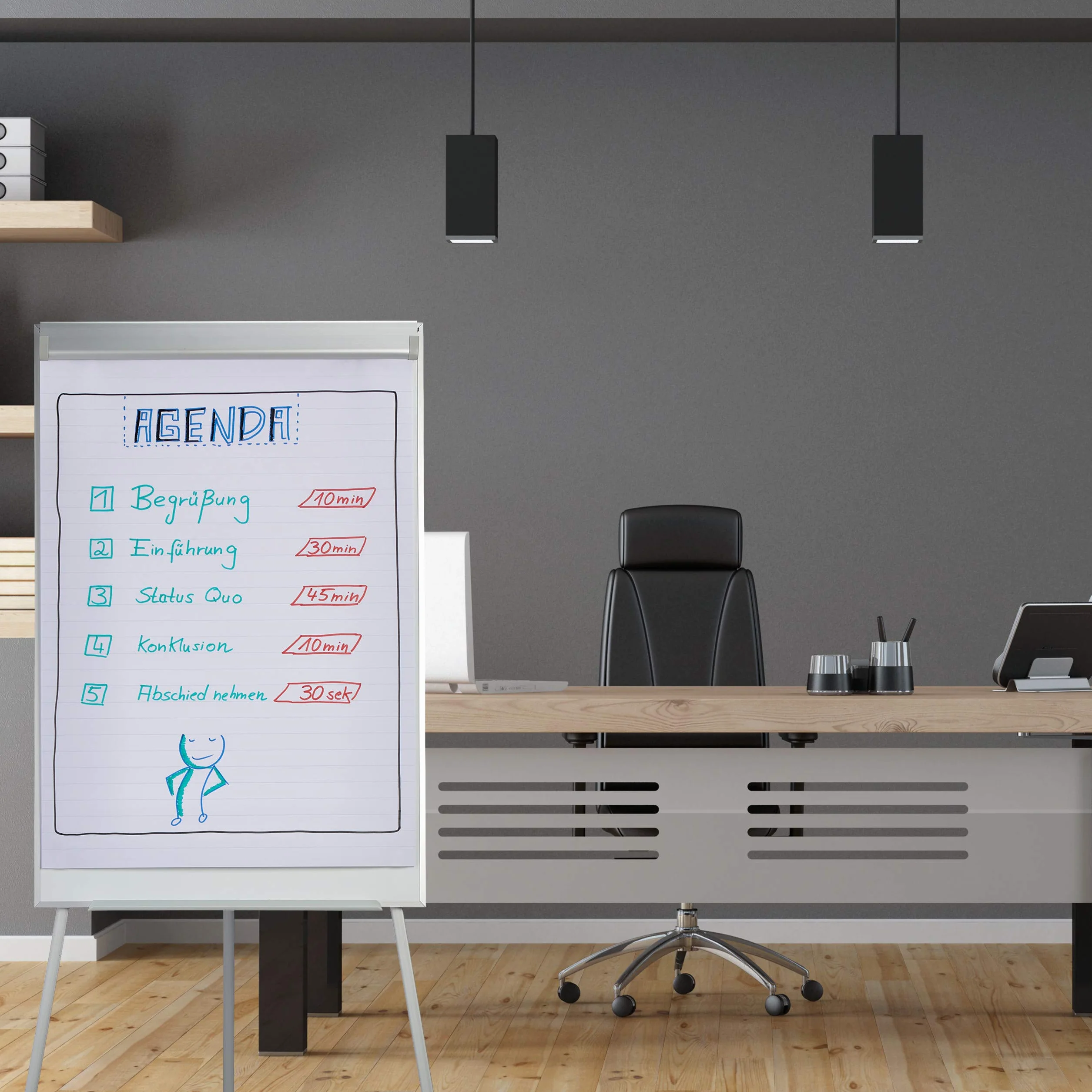 Relaxdays Papel de Rotafolio 50 Hojas Rayas Bloc Pizarra 60 g/m² 57,5 x 81 cm Blanco
