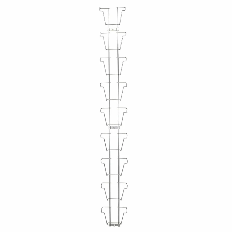 Expositor de Pared para Postales Formato Retrato 130x180mm 8 Compartimentos