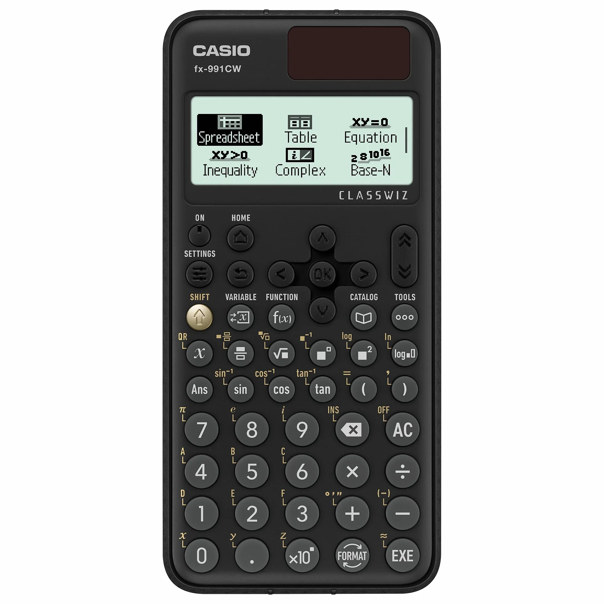 Casio FX-991CW Calculadora Científica, 540 Funciones y Pantalla Natural VERSIÓN Reino Unido