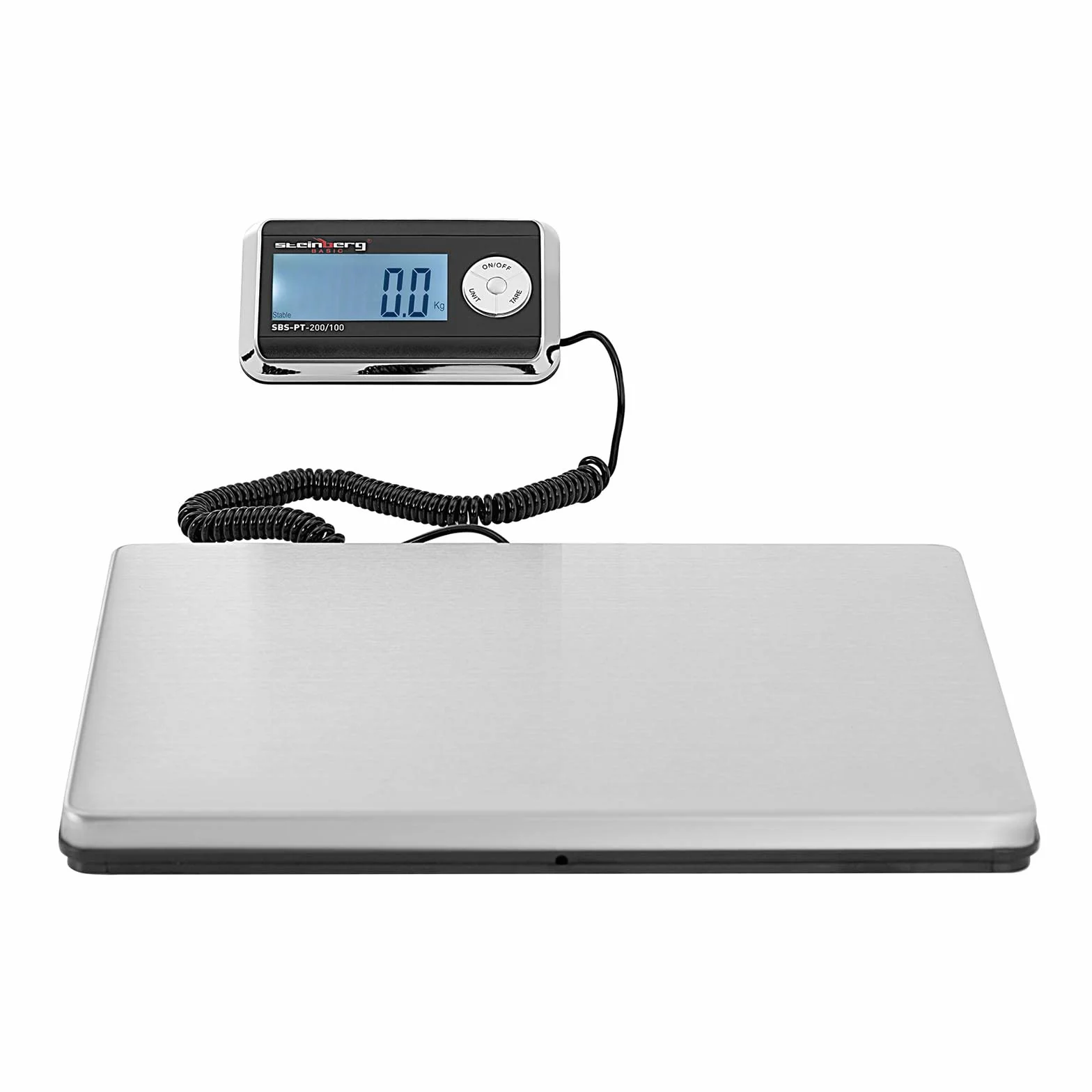 Steinberg BASIC SBS-PT-200/100 Báscula para paquetería digital 200 kg 100 g LCD externo