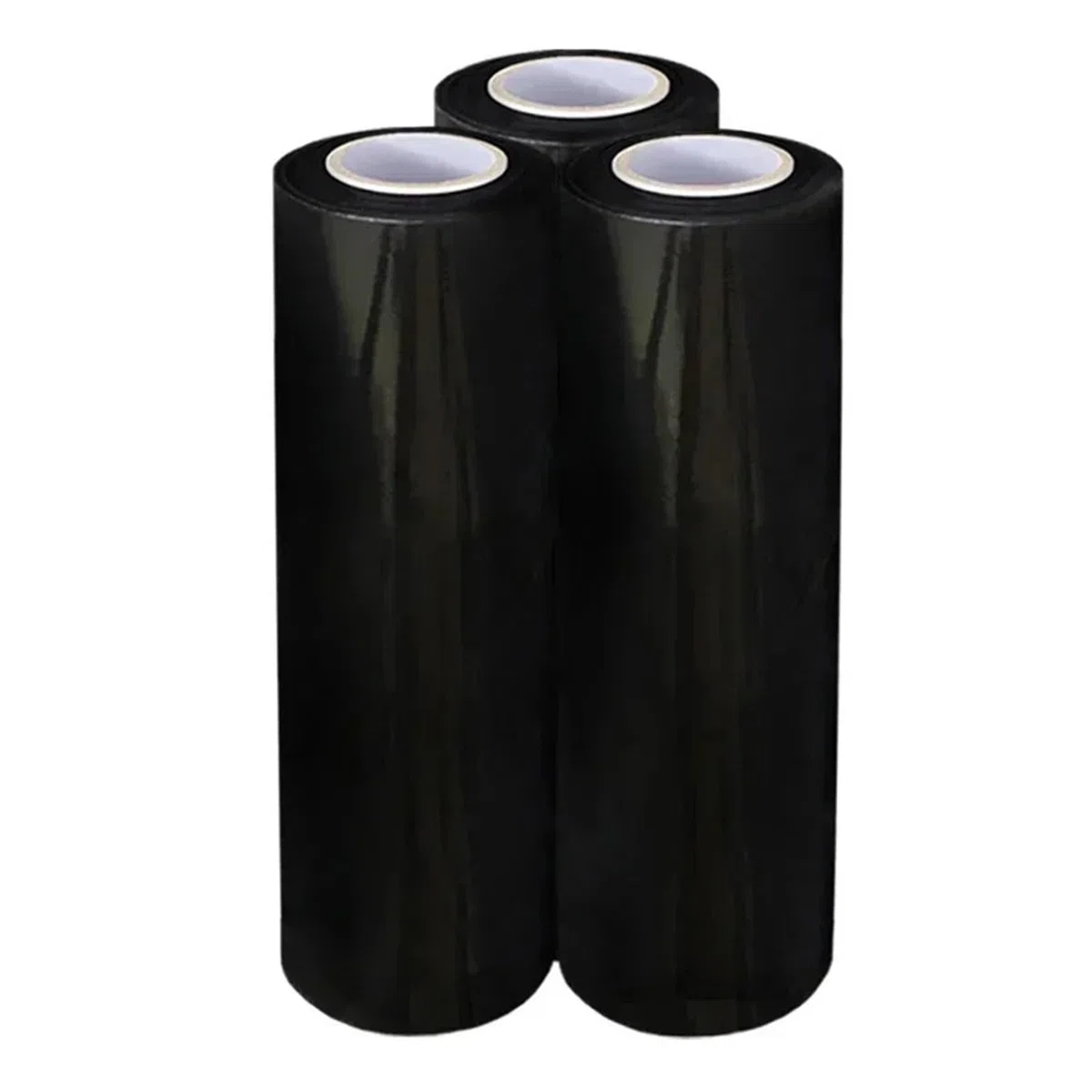 Película estirable de PE | Negro de varios tamaños for embalaje inicial.(50cmx210m 1pcs)