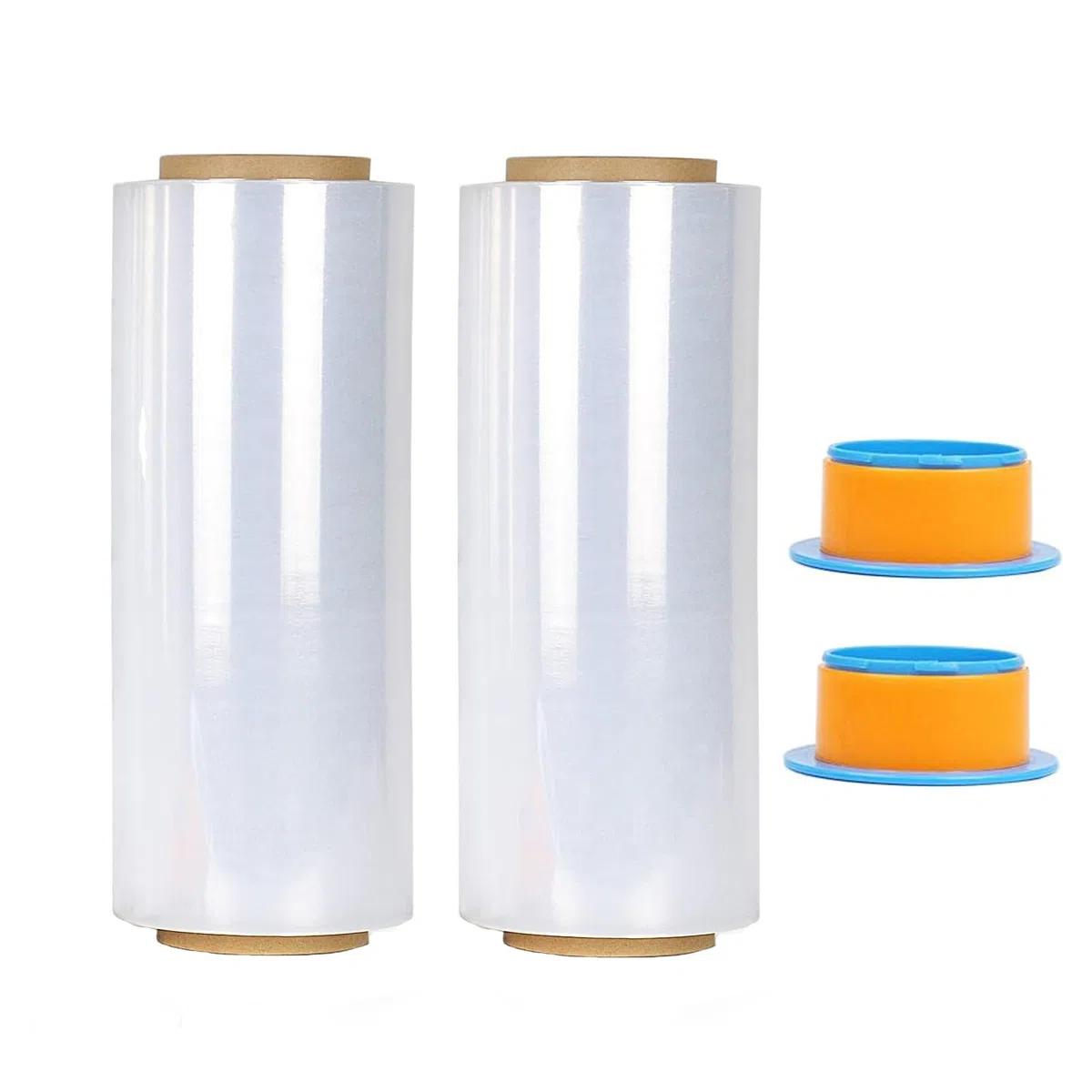 ROSEUP Envoltura elástica transparente de resistencia industrial, rollos de película elástica para embalaje de palés de embalaje en movimiento, calibre 80 de grosor, 12 pulgadas x 1000 pies, paquete