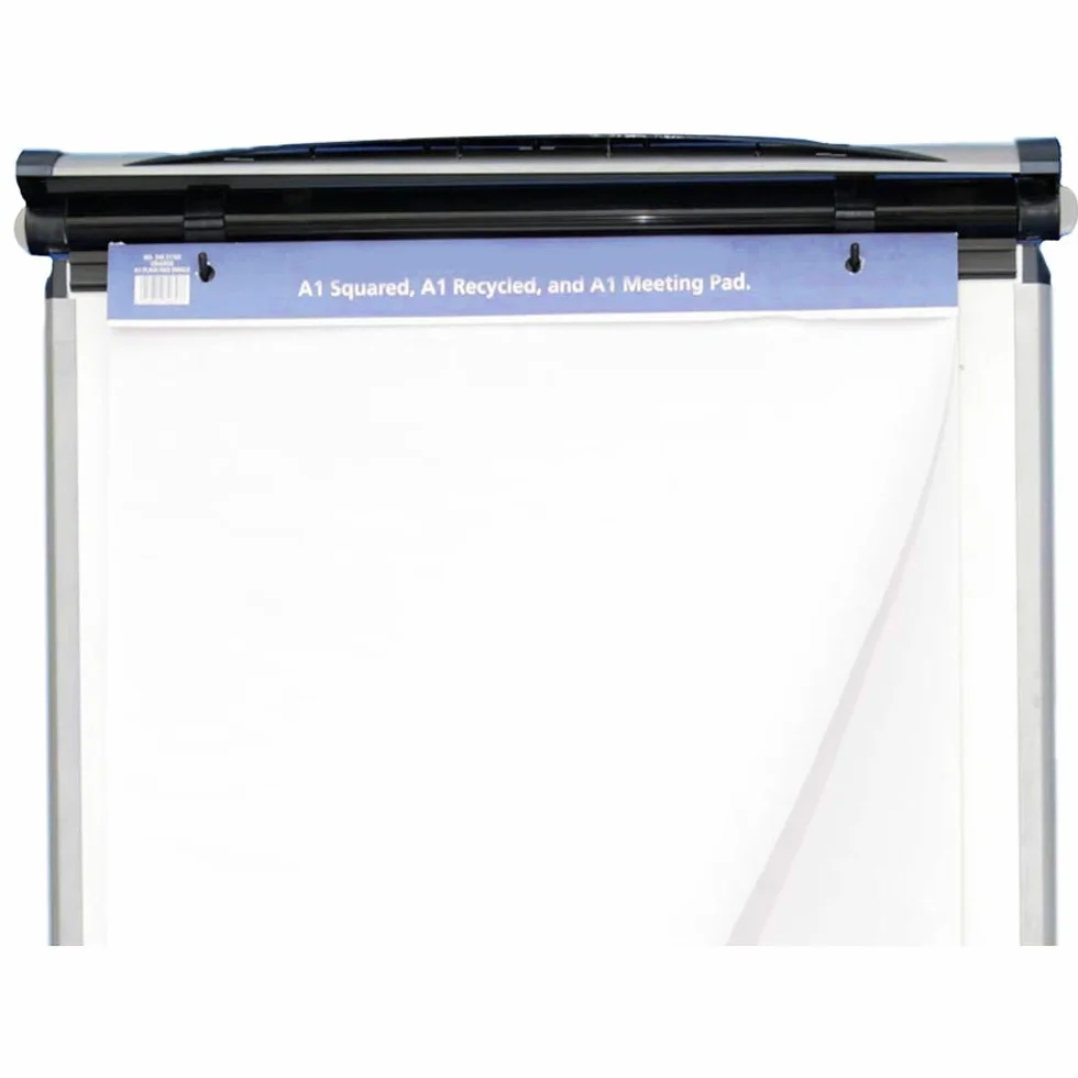 VIZ-PRO Paquete de 5 blocs de papel para Pizarra Rotafolios, A1, blanco, 841 x 594 mm, 25 hojas