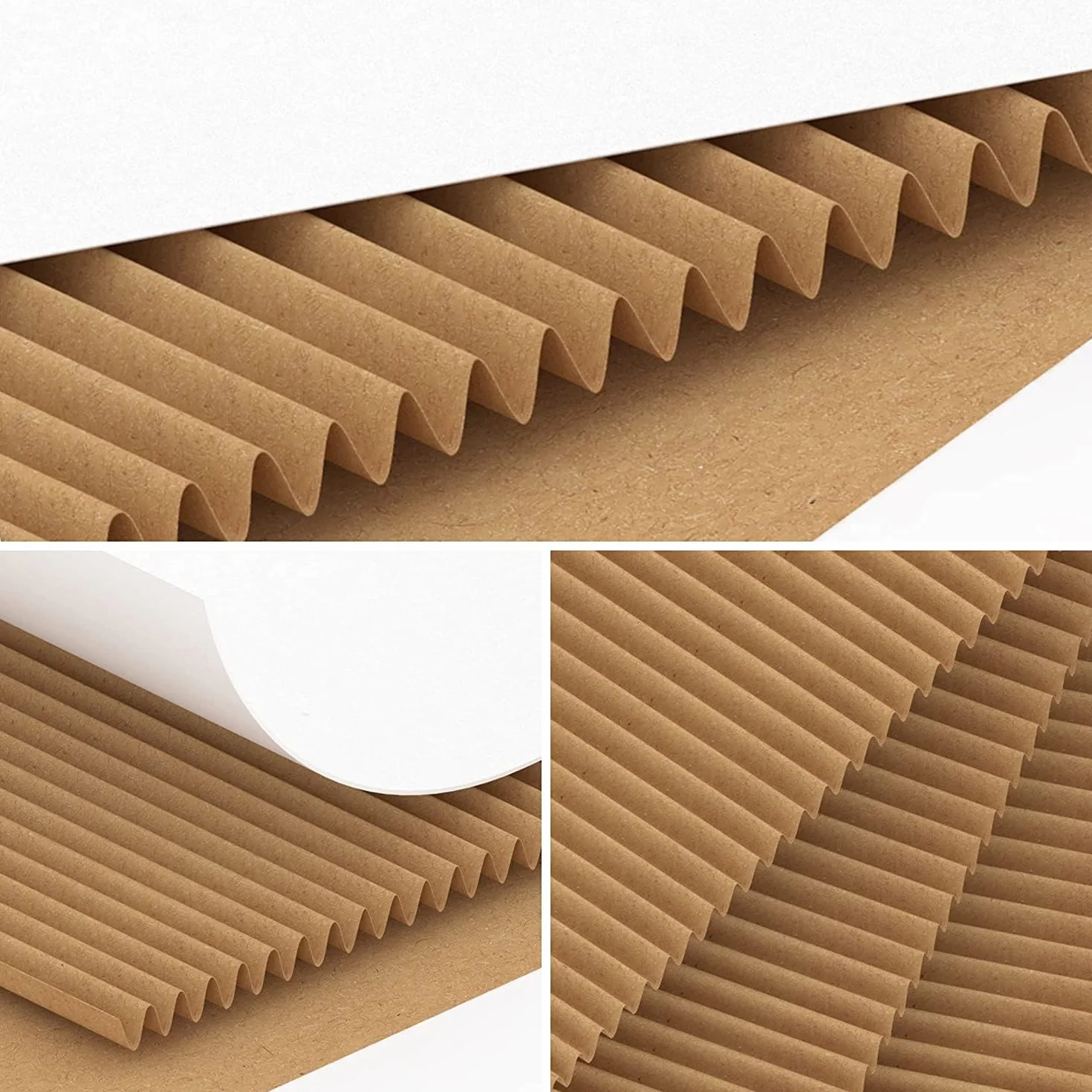 HORLIMER 28 x 20,4 x 5,1cm Cajas de Carton con Tapa para Envios de Paquete, 25 Pack, Cajitas de Papel Kraft para Regalo o Embalaje, Blanco