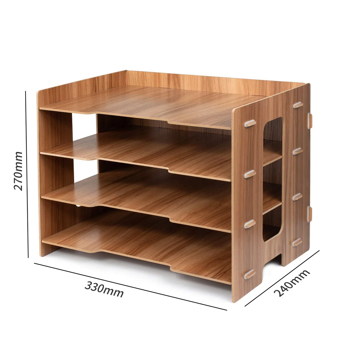 Archivo Organizador para Papelería de Escritorio, Bandeja de Relleno, Organizador para Papel A4, Letras, Archivos y Documentos