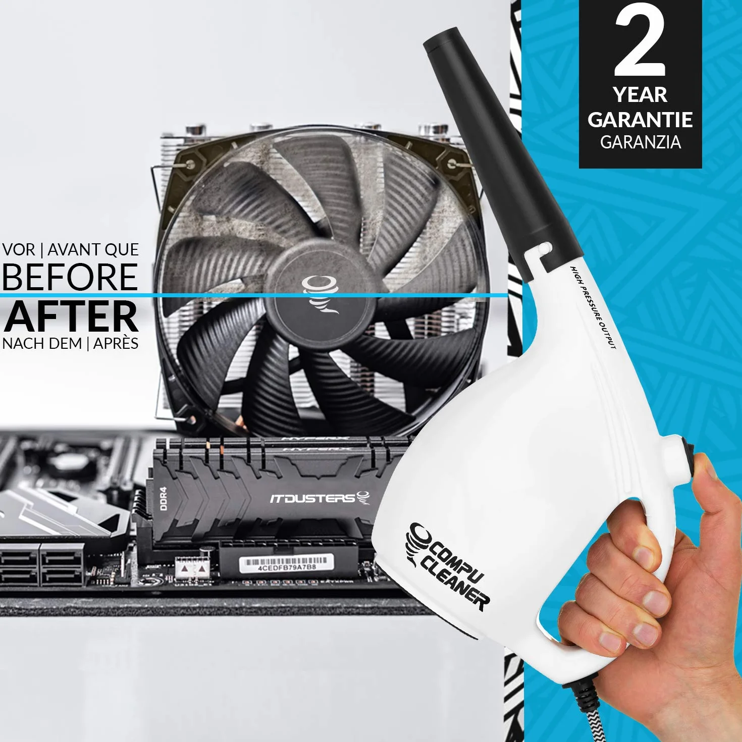 IT Dusters CompuCleaner Limpiador de Are Eléctrica