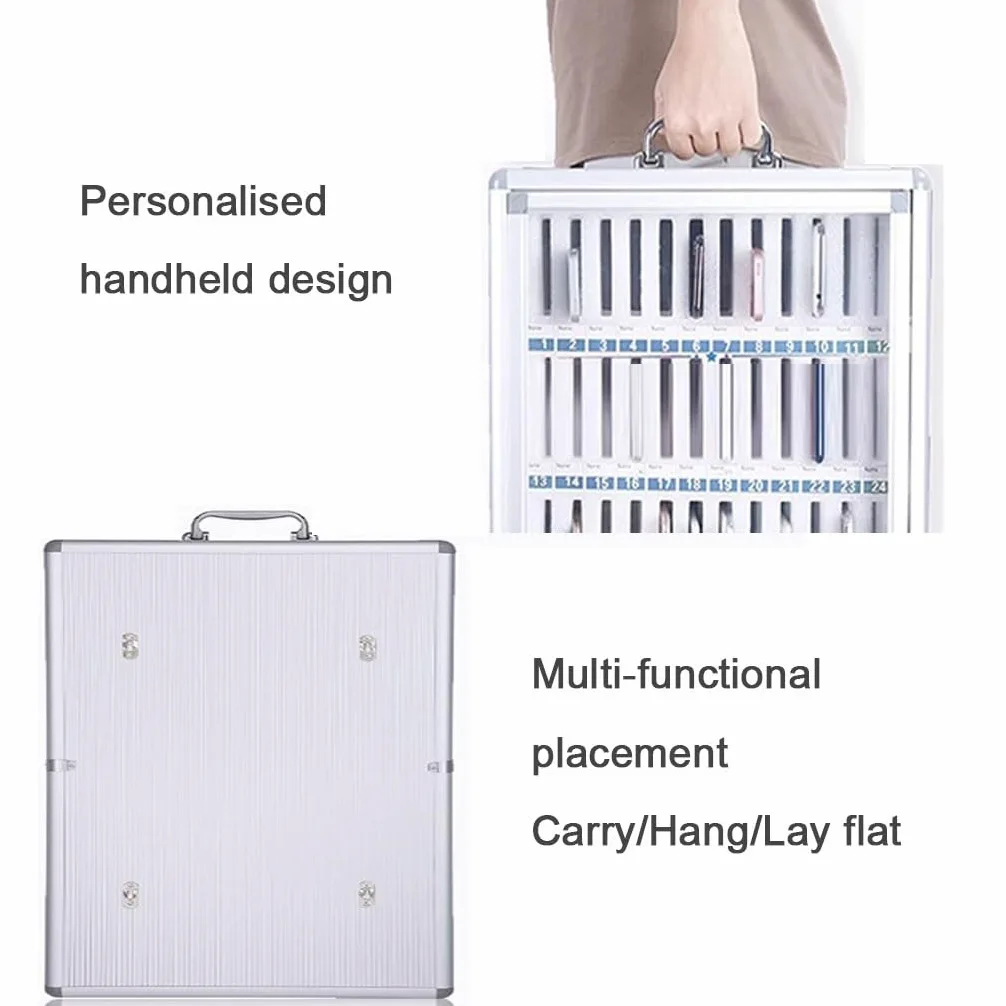 HOMEle - Armario para teléfono con cerradura combinada, casillero seguro para el aula, la oficina y el uso de exámenes, nize and protect dispositivos (60)