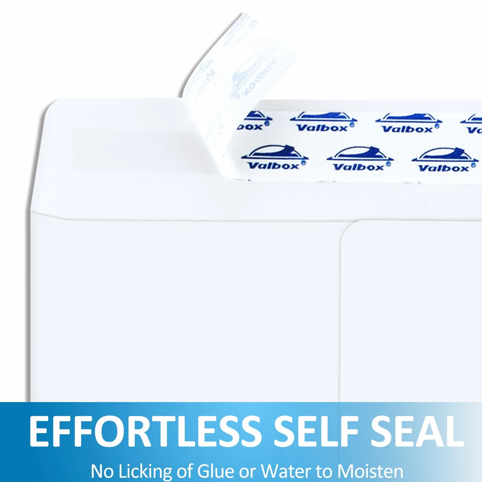 ValBox - Sobres de seguridad autoadhesivos, 15 x 23 cm, 250 unidades, sobres blancos pequeños para envío, almacenamiento y organización