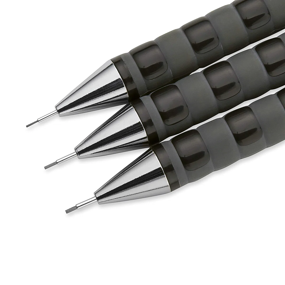 rOtring Tikky Lápices mecánicos con código de colores | 0,7 mm | Cuerpo negro | 12 unidades
