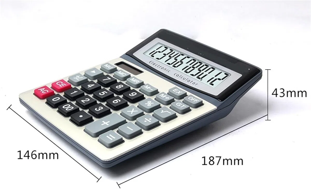 calculadora, Calculadora Suministros de Oficina financiera Computadora Fuente de alimentación Dual Calculadora for Estudiantes