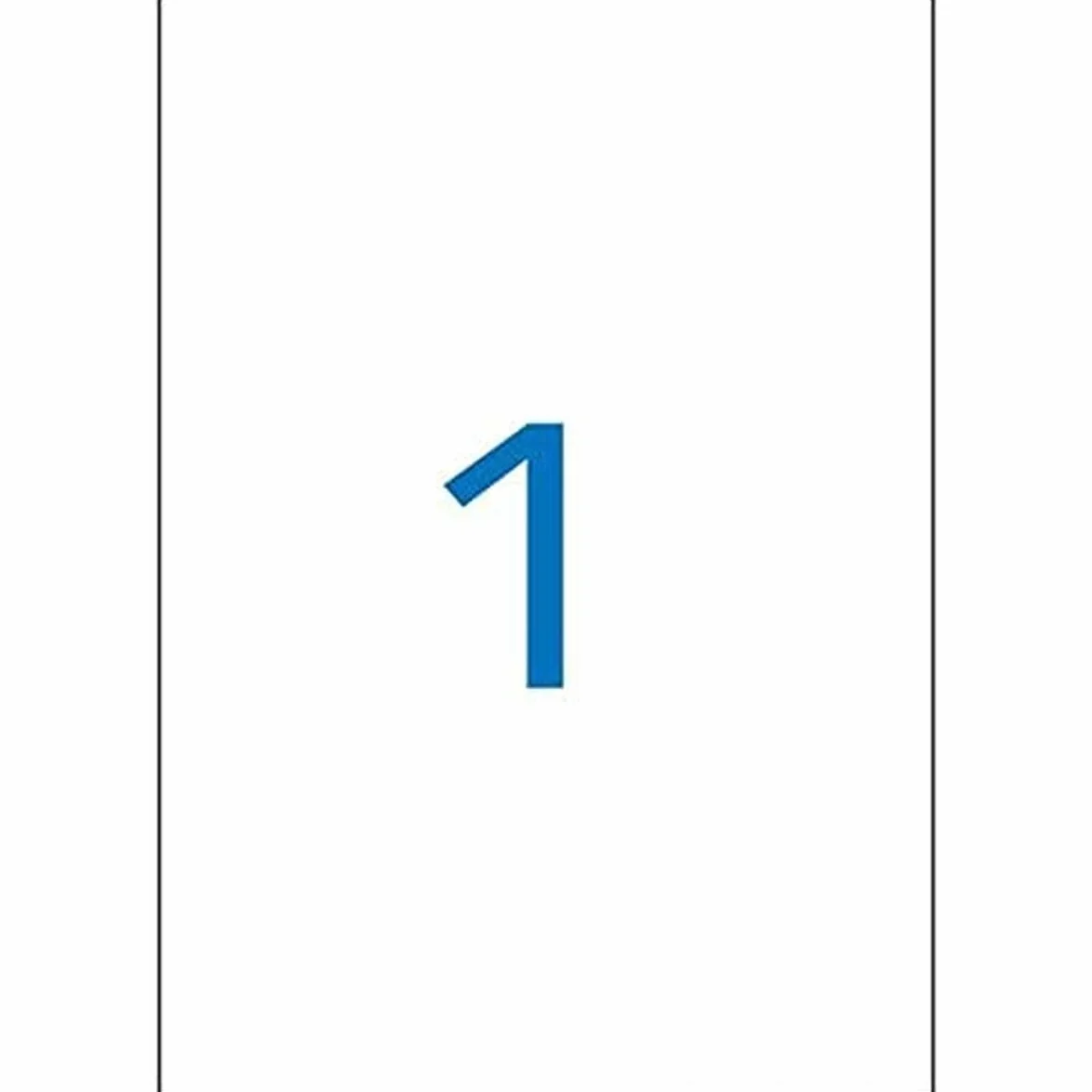 APLI 12121 - Etiquetas resistentes intemperie 210,0 x 297,0 mm 100 hojas, Blanco