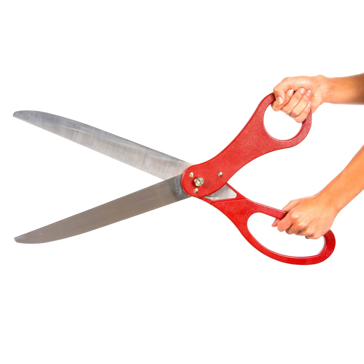 Tijeras gigantes de 25 pulgadas para ceremonia de corte de cinta, tijeras de corte de cinta para eventos especiales, inauguraciones y ceremonias