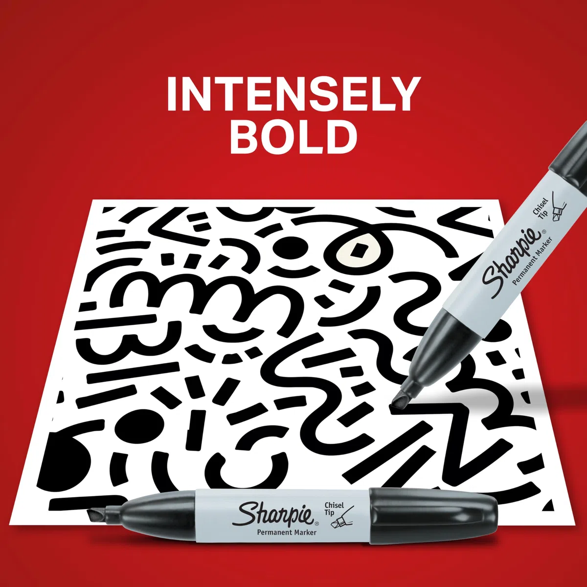 Sharpie 24390232 Tanque Permanente Marcador Punta Amplia Tinta Negra 36/Caja (2083007)
