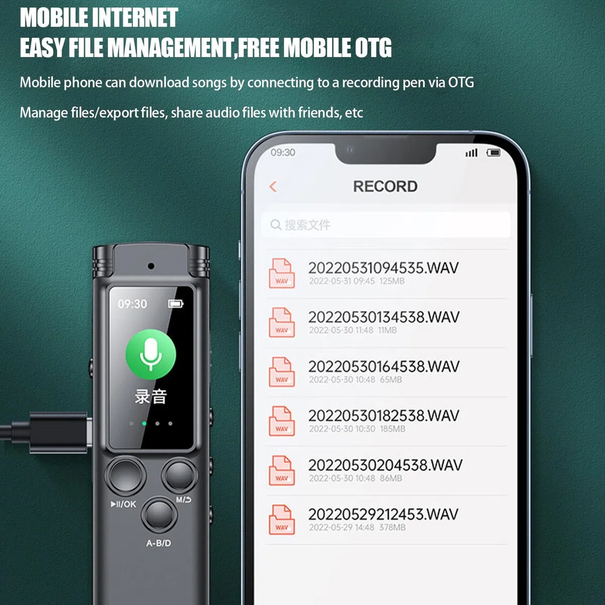 Grabadoras de voz para reuniones,Grabadora de voz digital - Grabadoras de | voz protegidas por contraseña | Grabadora HD de pantalla y micrófono , reducción de ruido para periodistas, s