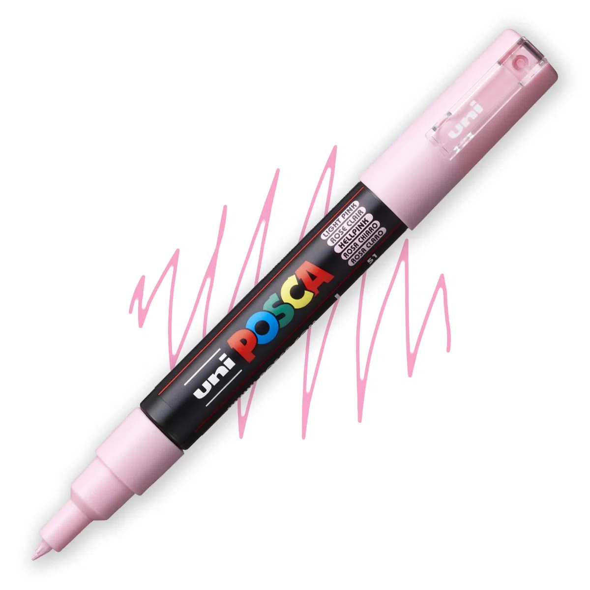 Posca Rotulador permanente a base de agua, multiuso en superficies, PC-1M, extrafino de 0,7 a 1,0 mm, juego de 8 en cartera de regalo, tonos primaverales
