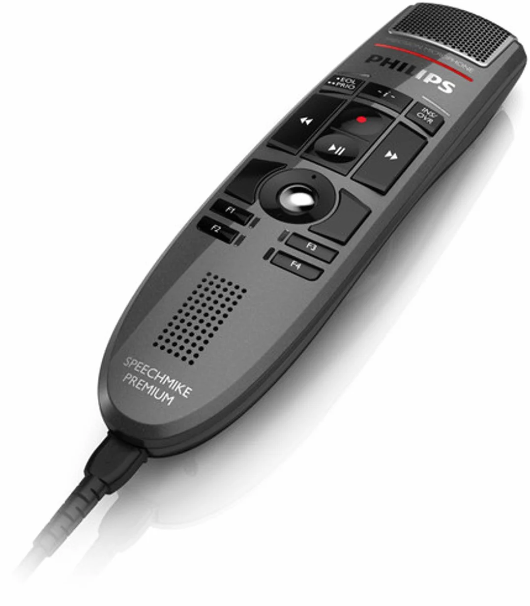 Philips SpeechMike Premium - Micrófono de dictado USB