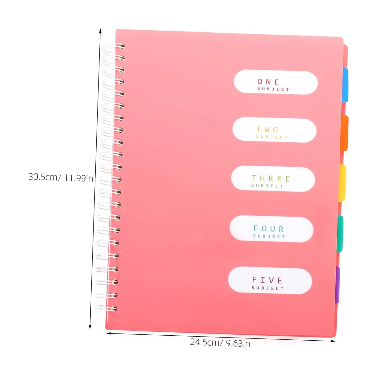 NUOBESTY Cuaderno de Espiral Libreta de Líneas para Escritura Bloc de Notas de Diario para Uso Escolar y Oficina Útiles Escolares Prácticos
