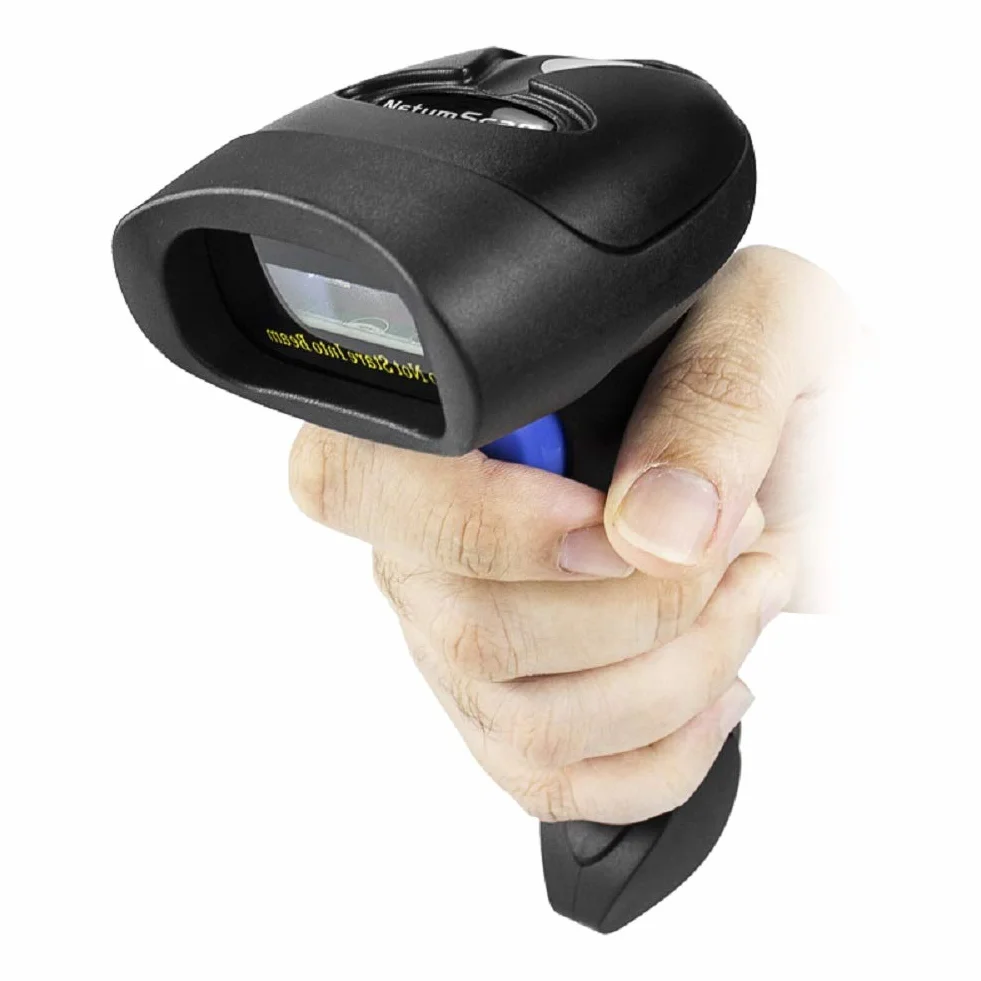 NetumScan - Lector de códigos de Barras CCD inalámbrico. Lector USB automático de códigos de Barras Compatible con PC, Mac, Windows, portátiles y NSL6