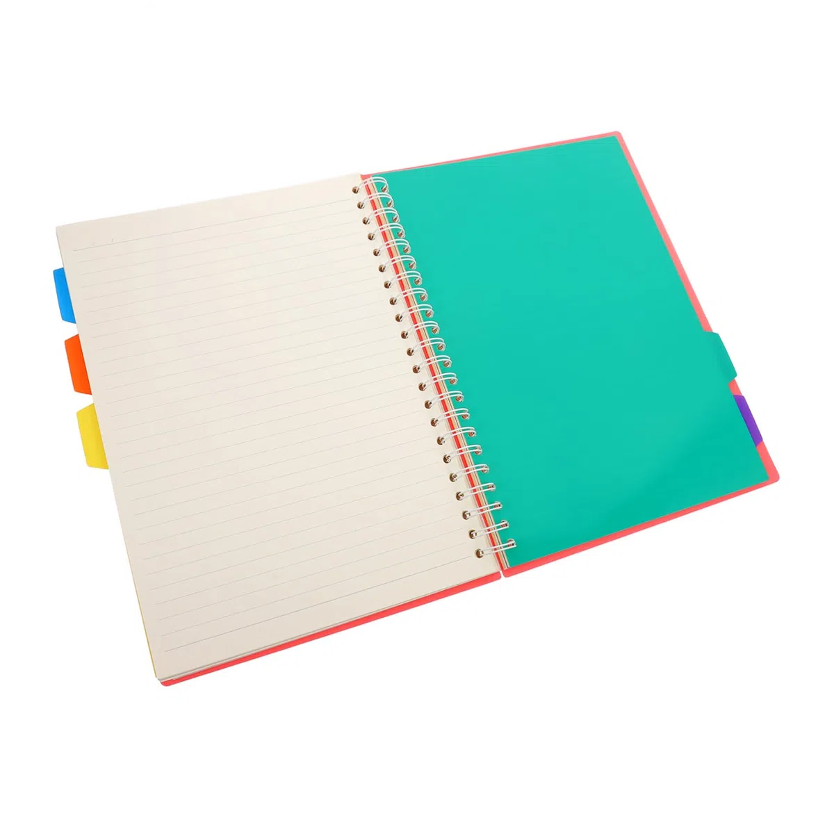 NUOBESTY Cuaderno de Espiral Libreta de Líneas para Escritura Bloc de Notas de Diario para Uso Escolar y Oficina Útiles Escolares Prácticos