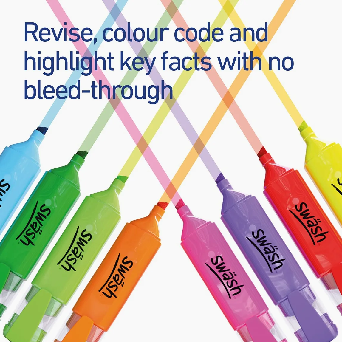 Fluorescentes prémium de varios colores, paquete de 48