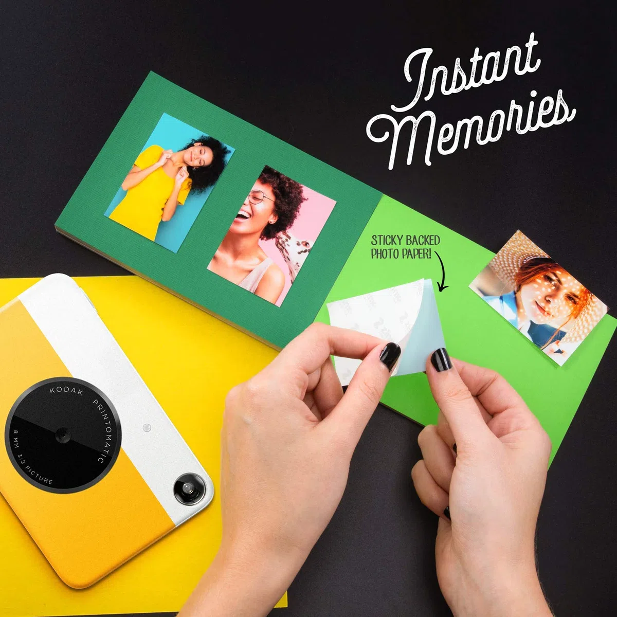 Kodak 2x3ʺ Premium Zink Papel Fotográfico Kit de Inicio con álbum de fotos