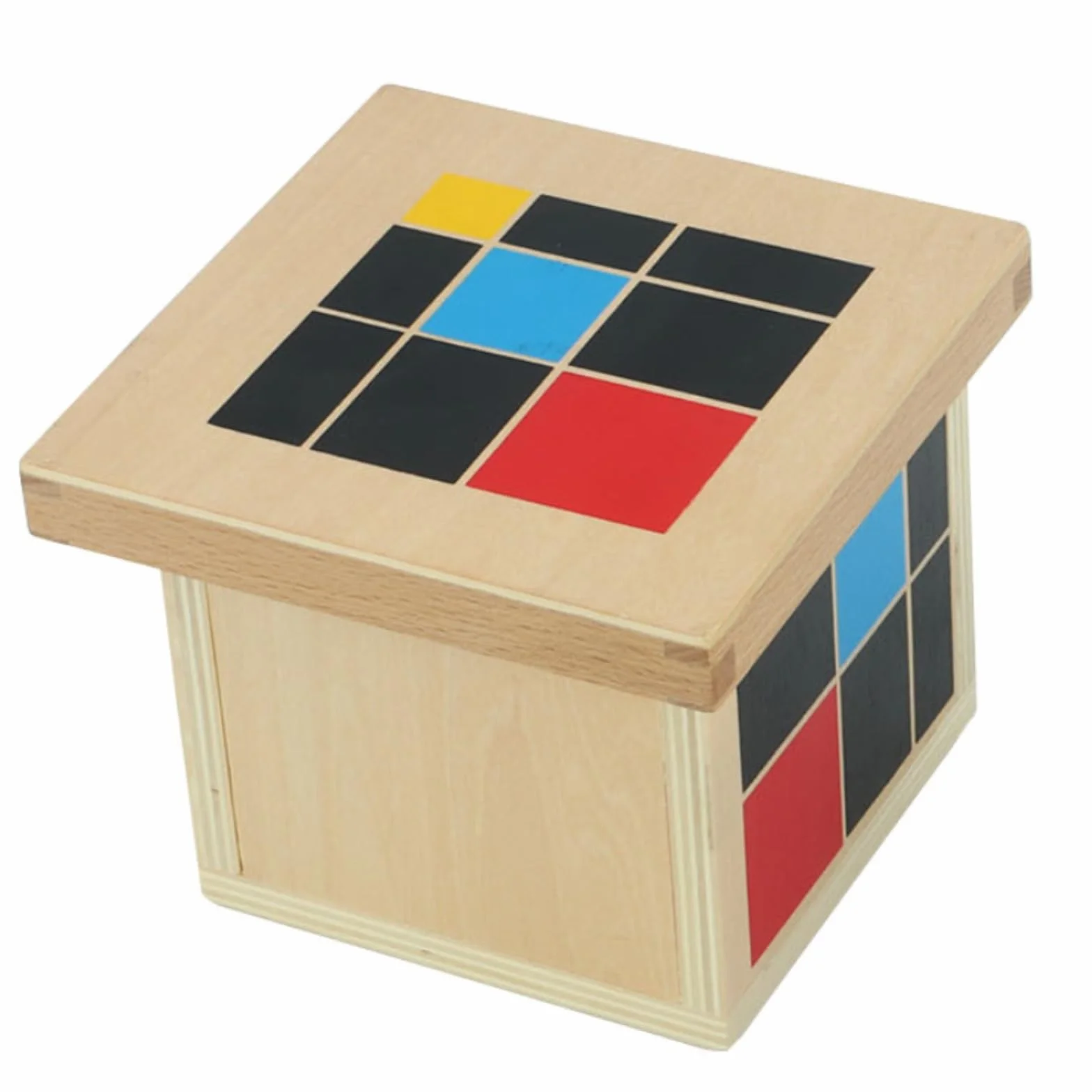 Cubo Educativo Geométrico Cubo con Tapa Multicolor Juguete Educativo para