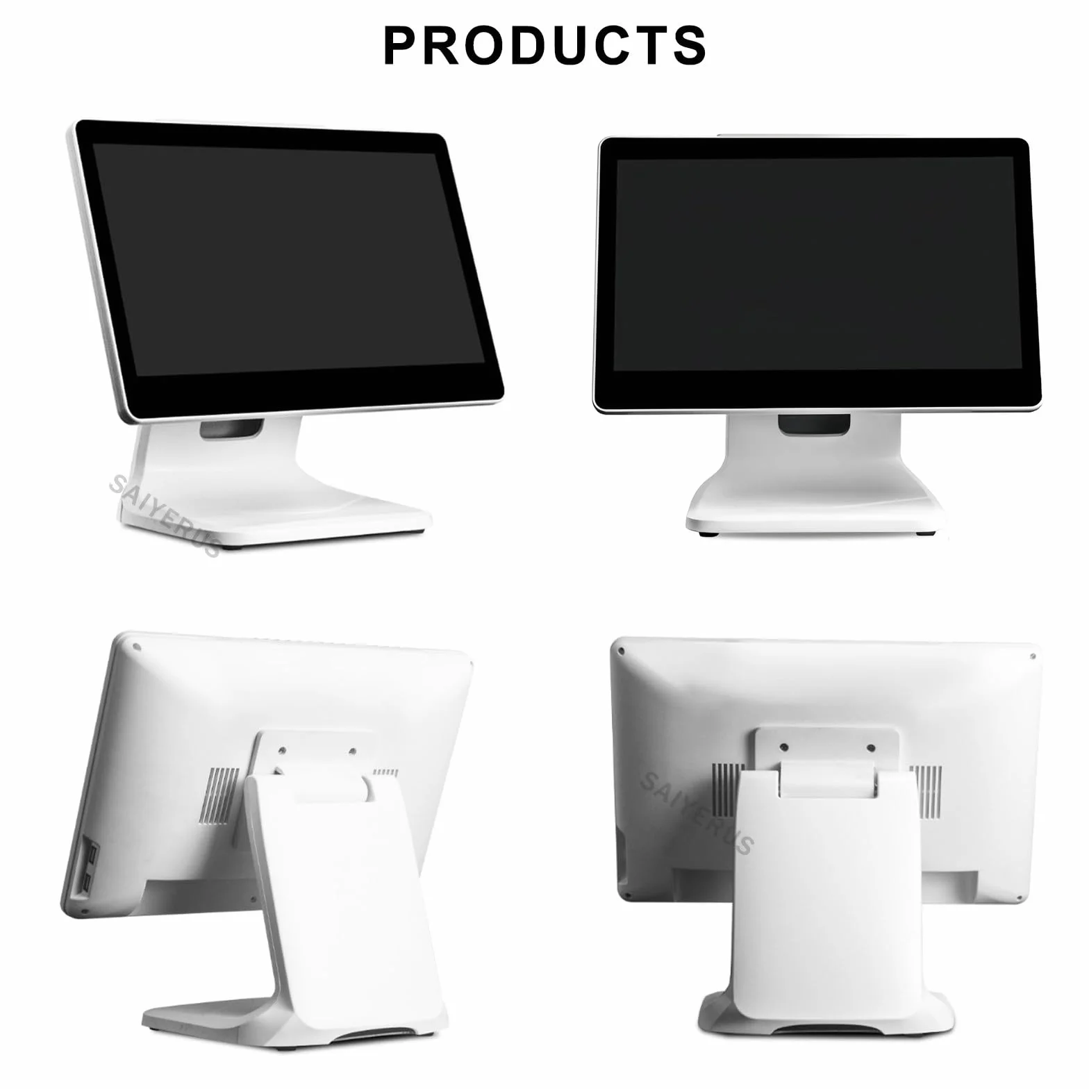 Sistemas TPV CPU-i3, Caja Registradora para Comercio Minorista, Pantalla Táctil de 15 Pulgadas (1920x1080), 4 GB de Ram, Ssd de 64 GB, Módulo WiFi para Negocios, Restaurantes y Supermercado