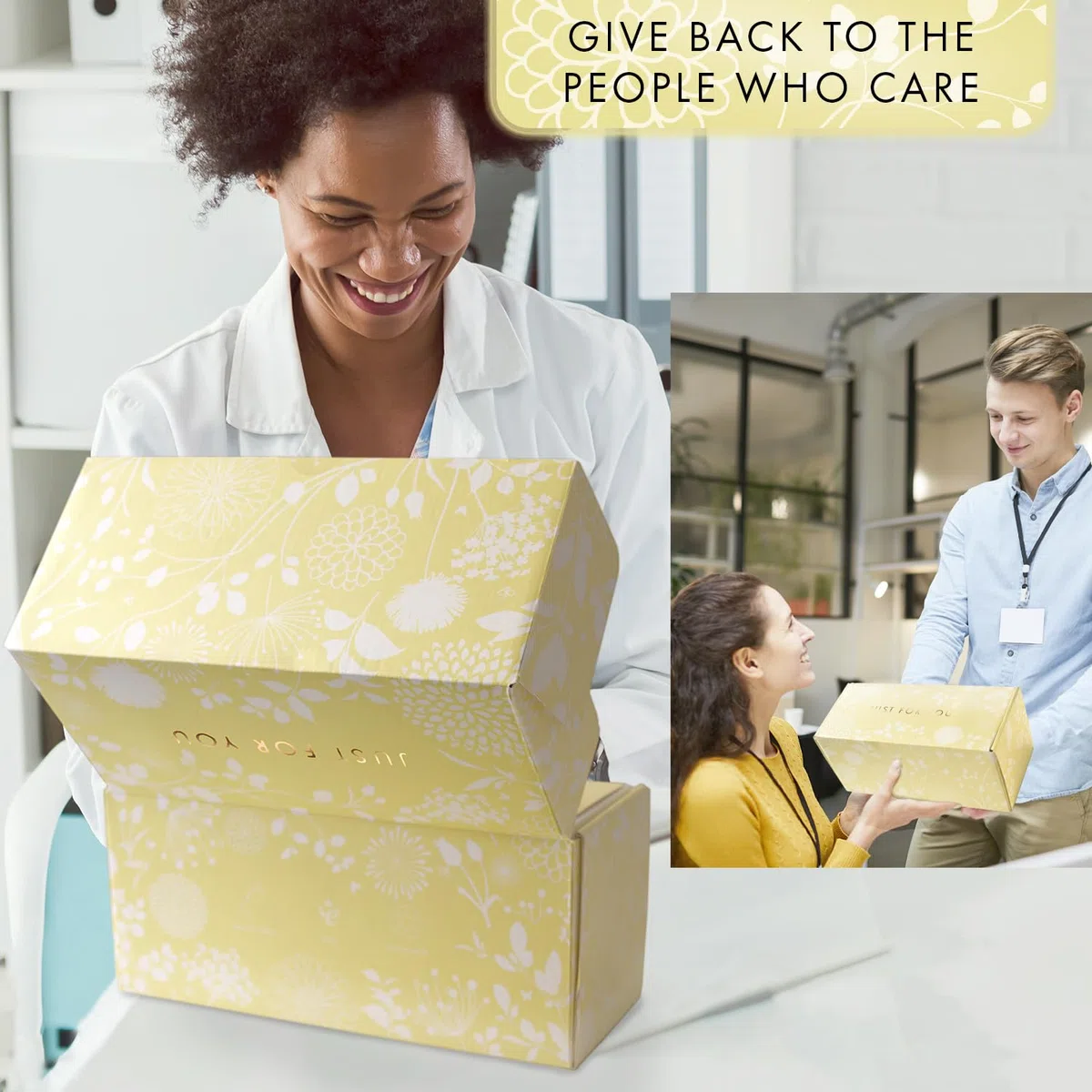 Luxe England Gifts Cesta de agradecimiento única para mujeres, el mejor regalo de agradecimiento para mujeres, colegas, personal, profesores o regalos de agradecimiento para empleados