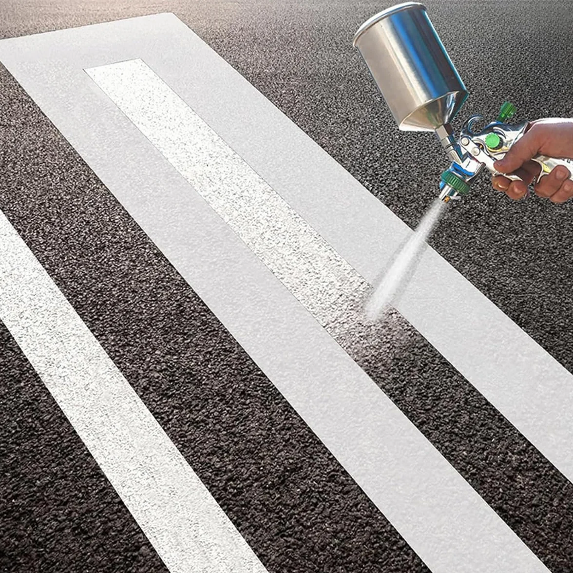 Foldable parking line template concrete asphalt marking stencil for traffic lines