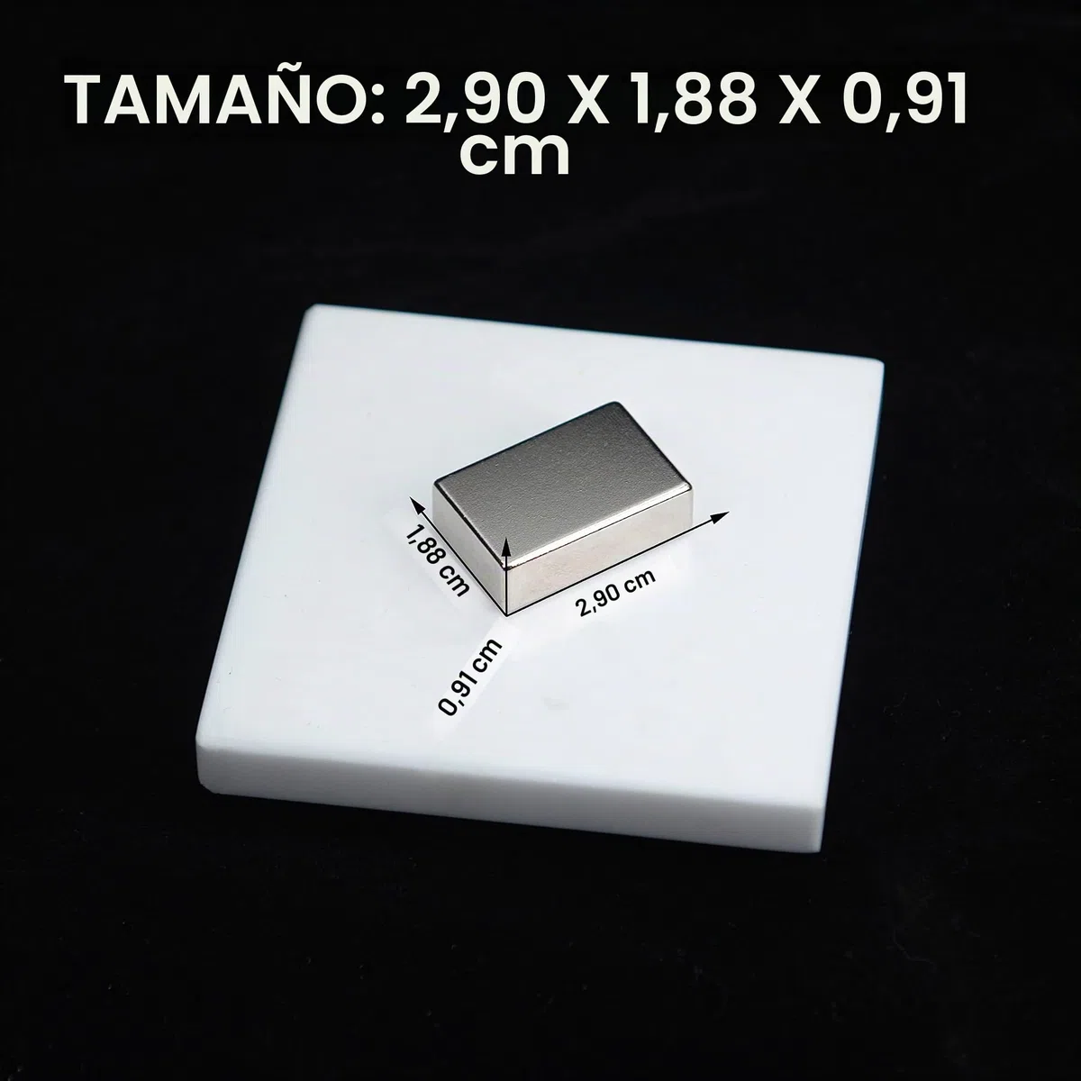 Realth Imanes de Neodimio fuertes Imanes para Pizarra rectangulares de tierras Paquete de 5 para nevera Puerta de ducha Almacén Trabajo u oficina Proyecto de ciencia Enseñanza Artesanía DIY (MC728)